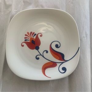 VTG 70's FLOWER by Block Langenthal, Transition. Set of 2 Salad Plates.
